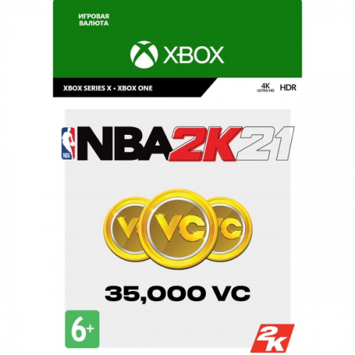 Игровая валюта Xbox Take2 NBA 2K21: 35,000 VC