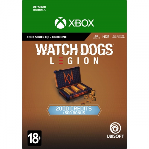 Игровая валюта Xbox Ubisoft Watch Dogs: Legion Credits Pack (2,500 Credits)