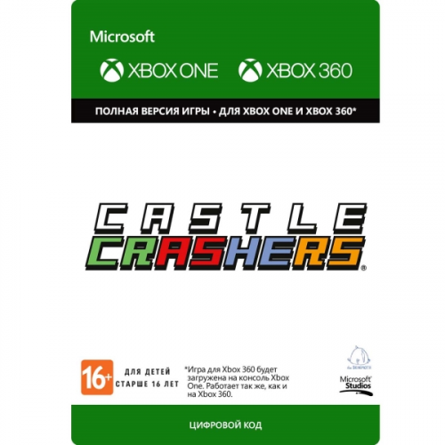 Цифровая версия игры Xbox Microsoft Castle Crashers