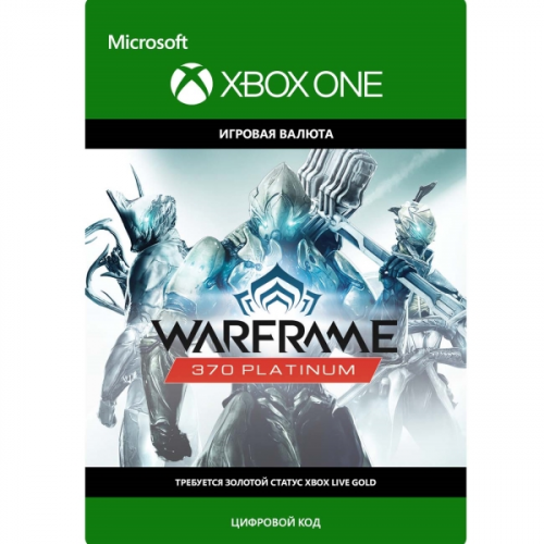 Игровая валюта Xbox Warframe: 370 Platinum