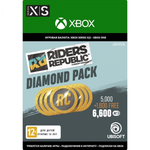 Игровая валюта Xbox Ubisoft Riders Republic Coins Diamond Pack - 6,600