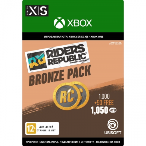 Игровая валюта Xbox Ubisoft Riders Republic Coins Bronze Pack - 1,050