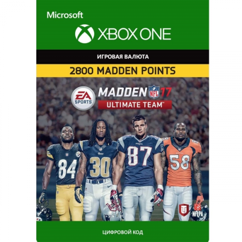Игровая валюта Xbox Madden NFL 17: MUT 2800 Madden Points Pack (One)