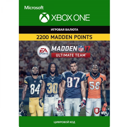 Игровая валюта Xbox Madden NFL 17: MUT 2200 Madden Points Pack (One)