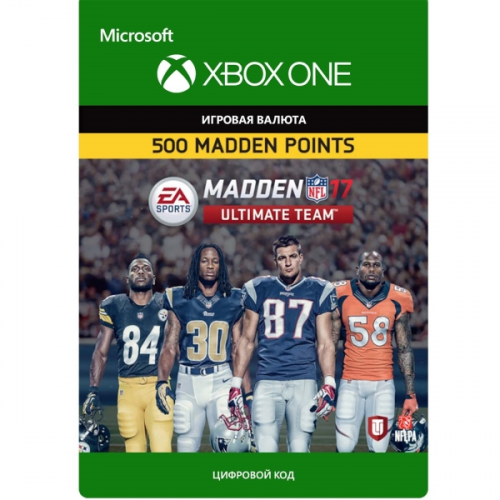 Игровая валюта Xbox Madden NFL 17: MUT 500 Madden Points Pack (One)