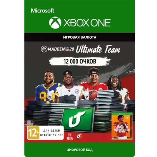 Игровая валюта Xbox Madden NFL 20: MUT 12000 Madden Points Pack (One)