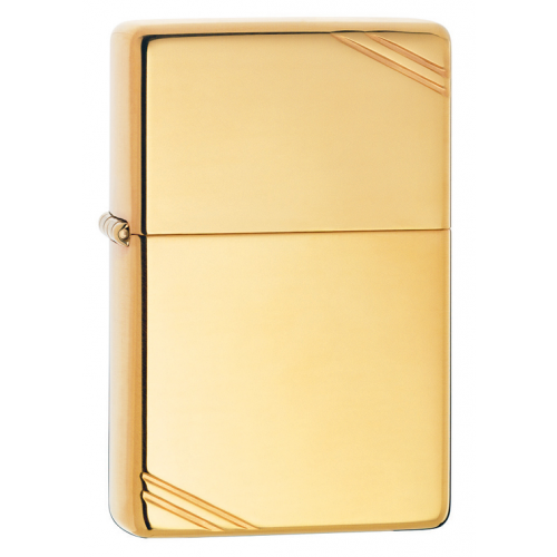 Зажигалка ZIPPO Vintage™ с покрытием High Polish Brass