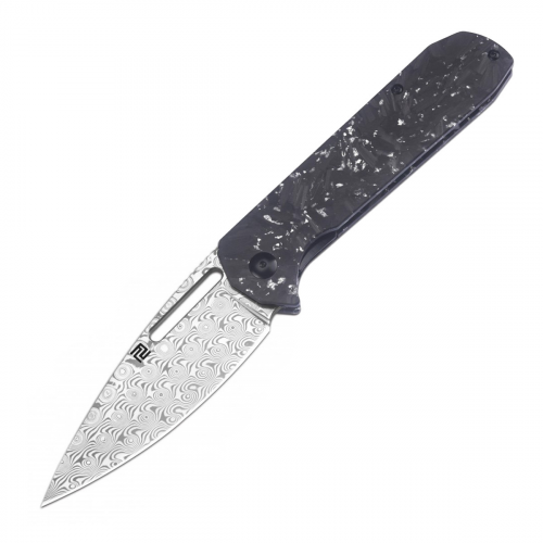 Складной нож Artisan Arion, сталь дамаск, рукоять карбон/алюминий Artisan Cutlery