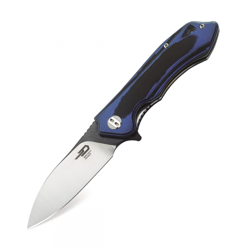 Складной нож Bestech Beluga, сталь D2, рукоять черно-синяя G10 Bestech Knives