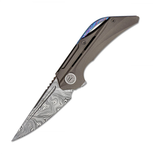 Складной нож Bestech Vigil, сталь Damasteel, рукоять титан Bestech Knives