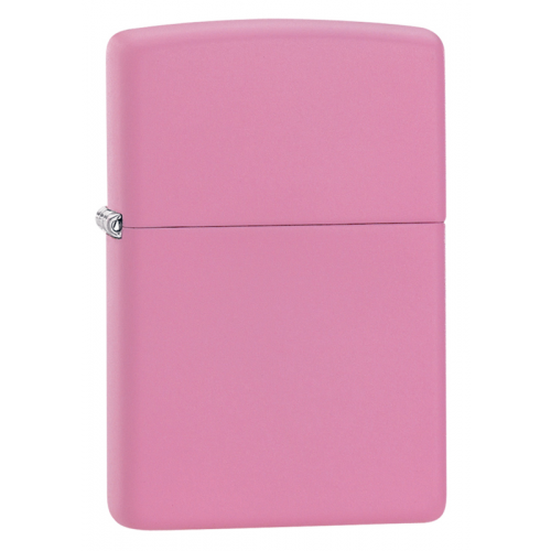 Зажигалка ZIPPO Classic с покрытием Pink Matte, латунь/сталь, розовая, матовая, 36x12x56 мм