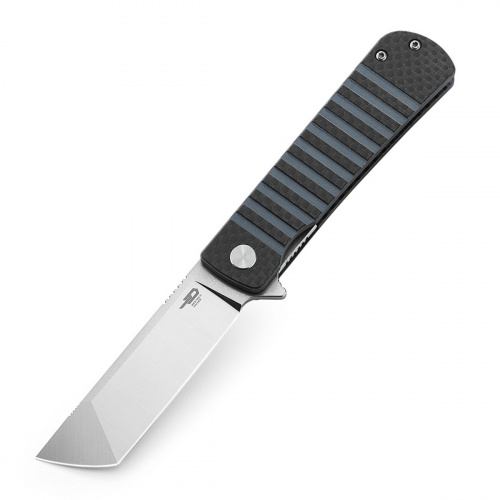 Складной нож Bestech Titan, сталь 154CM, рукоять черно-синяя G10/карбон Bestech Knives