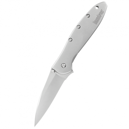 Складной нож Leek - Kershaw 1660, сталь Sandvik™ 14C28N, рукоять нержавеющая сталь 410 Stainless Steel KERSHAW