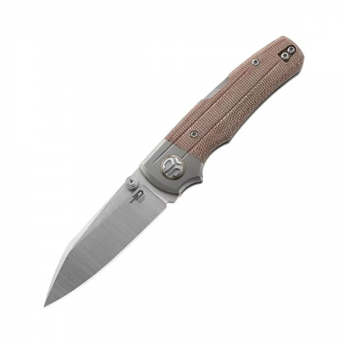 Складной нож Bestech Tonic, сталь M390, рукоять титан/натуральная микарта Bestech Knives