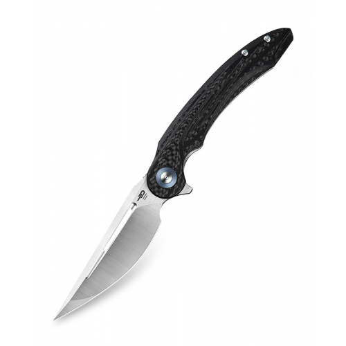Складной нож Bestech Irida, сталь Sandvik 14C28N, рукоять G10/carbon, черный Bestech Knives