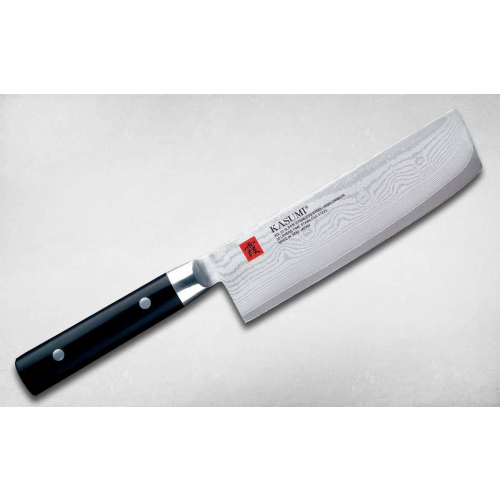 Нож-топорик для овощей Накири 170 мм Kasumi 84017, сталь VG-10, рукоять дерево