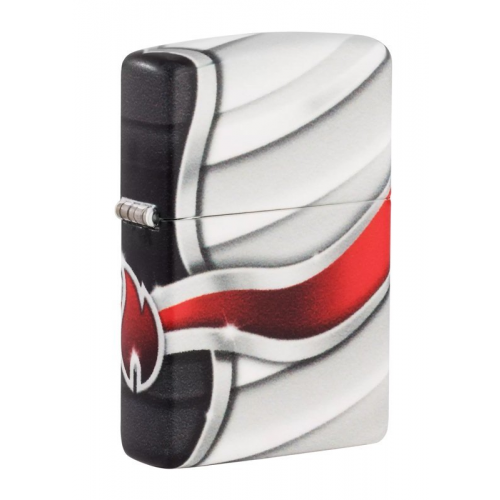 Зажигалка ZIPPO Flame Design White Matte, латунь/сталь, 38x13x57 мм