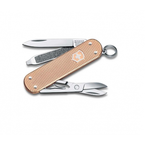 Нож перочинный Victorinox Classic Alox , 58 мм, 7 функций, персиковый