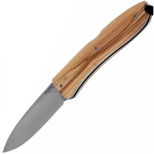 Нож складной Lionsteel Big Opera 8810 UL, сталь D2, рукоять оливковое дерево Lion Steel
