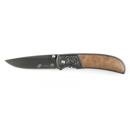 Нож складной Stinger FK-S055B, сталь 3Cr13., дерево STINGER