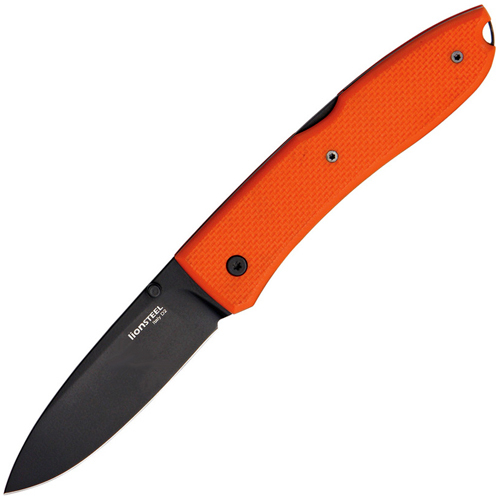 Нож складной Lionsteel Big Opera, сталь D2, рукоять G-10, оранжевый Lion Steel