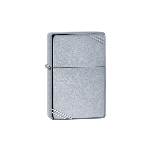 Зажигалка ZIPPO Replica™ с покрытием Street Chrome™, латунь/сталь, серебристая, матовая, 36x12x56 мм