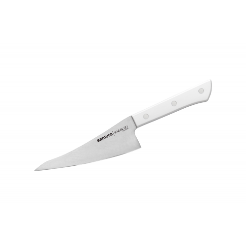 Кухонный нож универсальный Samura Harakiri 146 мм, сталь AUS-8, рукоять пластик, белый