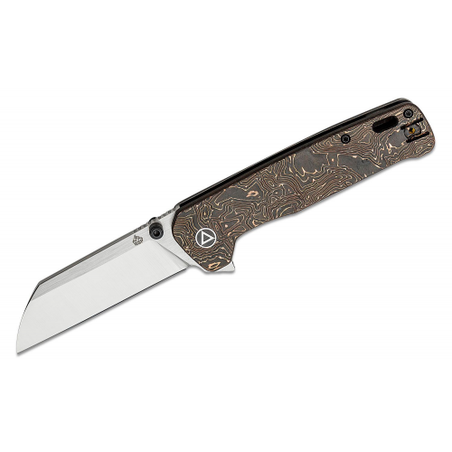 Складной нож QSP Penguin Plus QS130XL-E1, сталь CPM 20CV, рукоять карбон/титан
