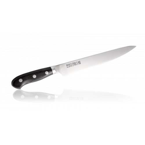 Кухонный нож для тонкой нарезки, Pro-M, Kanetsugu, 7009, сталь DSR1K6, в картонной коробке