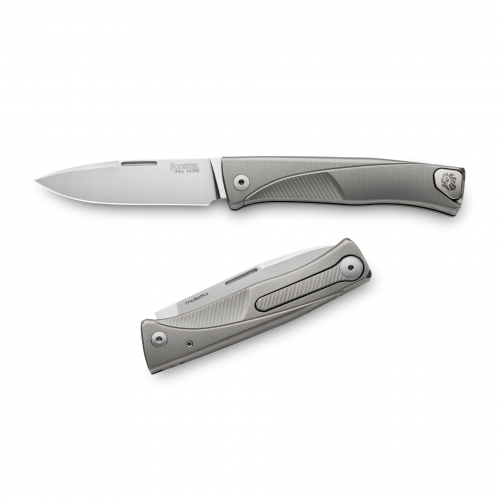 Складной нож LionSteel Thrill, сталь M390, рукоять Grey titanium Lion Steel