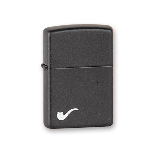 Зажигалка ZIPPO PL Black Matte, латунь с порошковым покрытием, черный, матовая, 36х56х12 мм