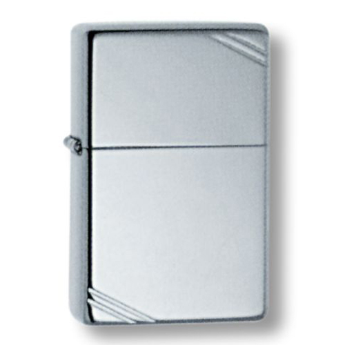 Зажигалка ZIPPO High Polish Chrome, латунь, ник.-хром.покр., серебр., глянц., 36х56х12мм