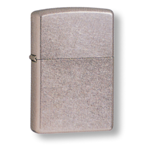Зажигалка ZIPPO Classic с покрытием Street Chrome™, латунь/сталь, серебристая, матовая, 36x12x56 мм