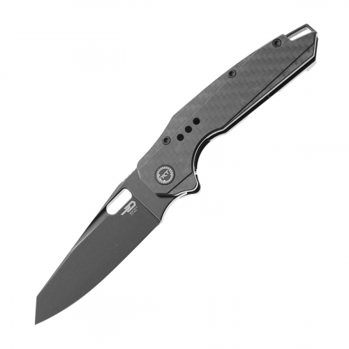 Складной нож Bestech Nyxie, сталь S35VN BlackWash, рукоять титан/карбон Bestech Knives