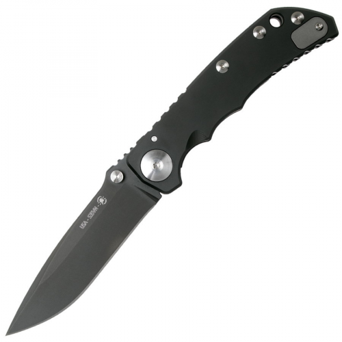 Складной нож Spartan Harsey Folder, клинок черный, сталь CPM-S35VN, рукоять титановый сплав Spartan Blades