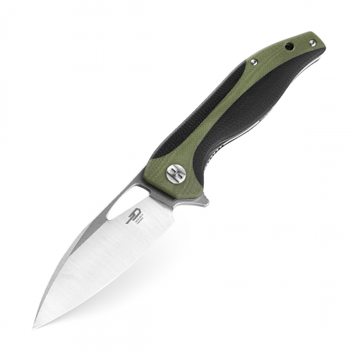 Складной нож Bestech Komodo, сталь D2, рукоять черно-зеленая G10 Bestech Knives