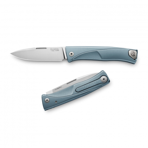 Складной нож LionSteel Thrill, сталь M390, рукоять Blue titanium Lion Steel