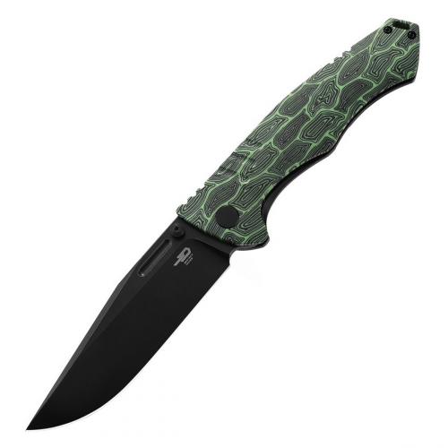 Складной нож Bestech Keen II, сталь S35VN, рукоять G10/титан, зеленый/черный Bestech Knives