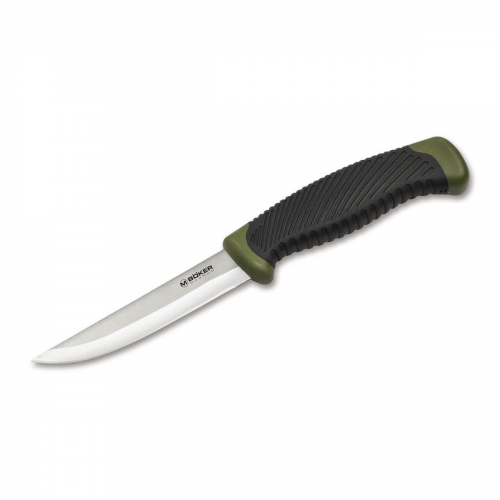 Нож рыбацкий с фиксированным клинком Magnum Falun Green, сталь 420 Satin Plain, рукоять полипропилен/термопластик Boker