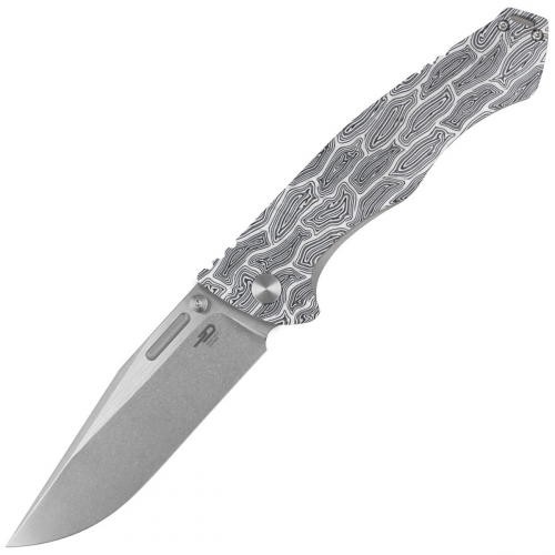 Складной нож Bestech Keen II, сталь S35VN, рукоять G10/титан, белый/черный Bestech Knives