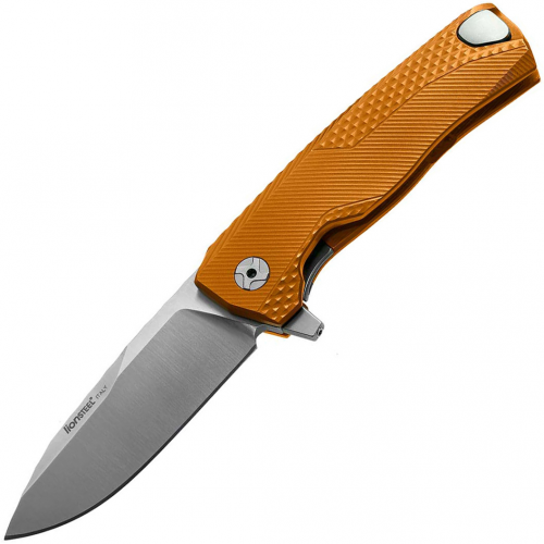 Нож складной LionSteel ROK A OS, сталь Bhler M390 Satin Finish, рукоять алюминий, оранжевый Lion Steel