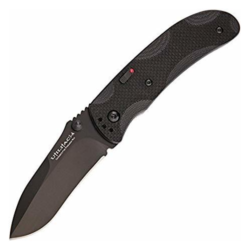 Полуавтоматический складной нож Ontario Utilitac Assisted, сталь AUS-8, рукоять G10, black