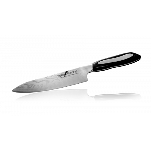 Нож Поварской Tojiro Flash, FF-CH180, сталь VG-10, чёрный, в картонной коробке