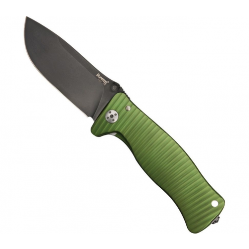 Нож складной LionSteel SR1A GB, сталь D2, рукоять алюминий, зелёный Lion Steel