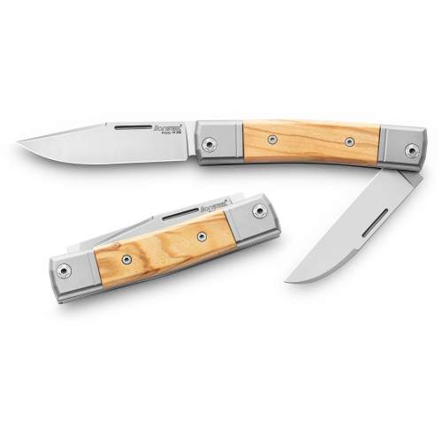 Складной нож LionSteel BestMan Two blades, сталь M390, рукоять Olive Lion Steel