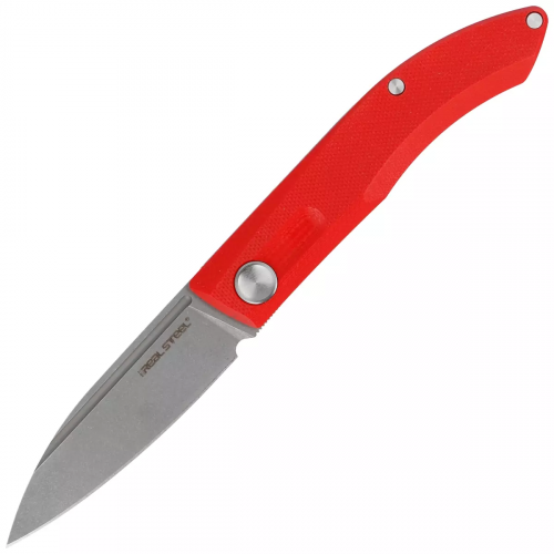 Складной нож Stella Red RealSteel, сталь VG-10, рукоять G10 Realsteel