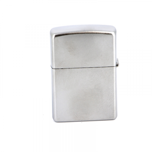 Зажигалка ZIPPO Classic с покрытием Satin Chrome™, латунь/сталь, серебристая, матовая, 36x12x56 мм