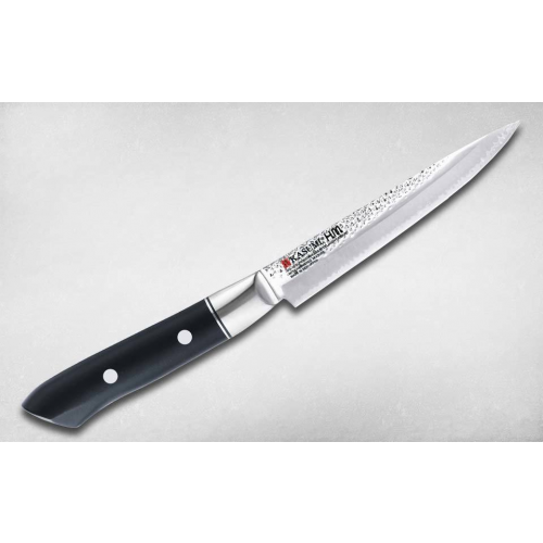Нож кухонный универсальный Hammer Utility 120 мм, Kasumi, 72012, сталь VG-10, полимер, чёрный