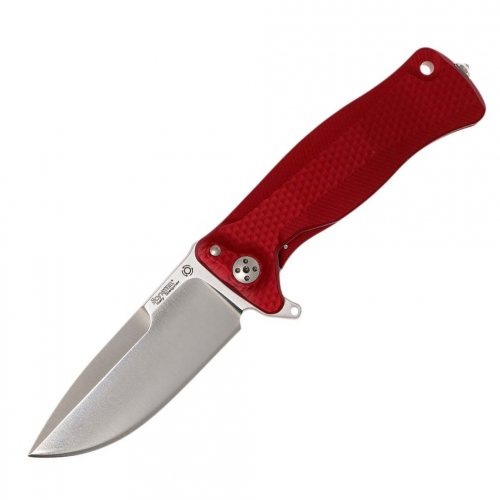 Нож складной LionSteel SR11A RS RED, сталь Uddeholm Sleipner® Satin Finish, рукоять алюминий (Solid®), красный Lion Steel