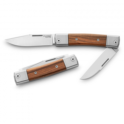 Складной нож LionSteel BestMan Two blades, сталь M390, рукоять Santos wood Lion Steel
